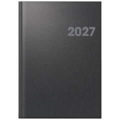 Buchkalender Mod. 763 2027 | A4, Kunststoff, vulkanschwarz