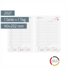 Tages-Ersatzkalendarium Mod. 765 2027 | 143×202 mm