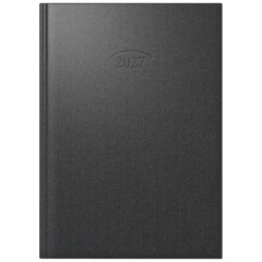 Buchkalender Mod. 765 2027 | A5, Kunststoff, vulkanschwarz