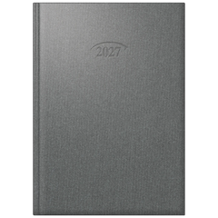 Buchkalender Mod. 765 2027 | A5, Kunststoff, stratossilber