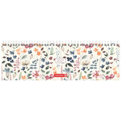 Querterminbuch Mod. 771 2027 „Watercolour“ | 326×102 mm, Karton