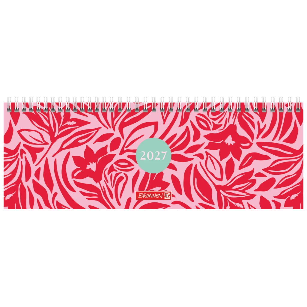 Querterminbuch Mod. 772 2027 „Poppy“ | 297×105 mm, Karton