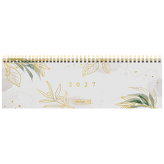 Querterminbuch Mod. 777 2027 „Liv“ | 326×102 mm, Karton