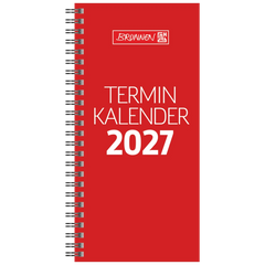 Vormerkbuch Mod. 780 2027 | 100×207 mm, Karton, rot