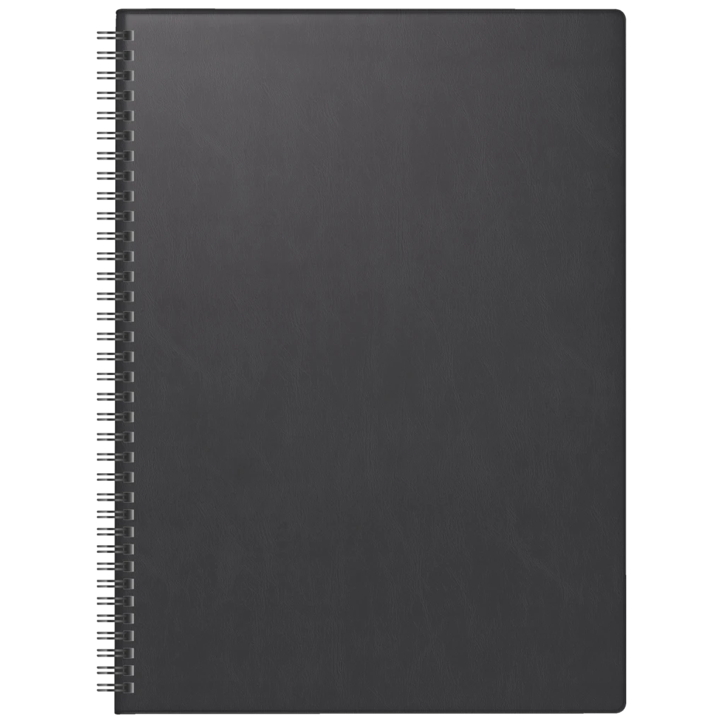 Buchkalender Premium Mod. 781 2027 | A4, Kunststoff, schwarz