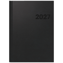 Buchkalender Premium Mod. 781 2027 | A4, Kunststoff, schwarz
