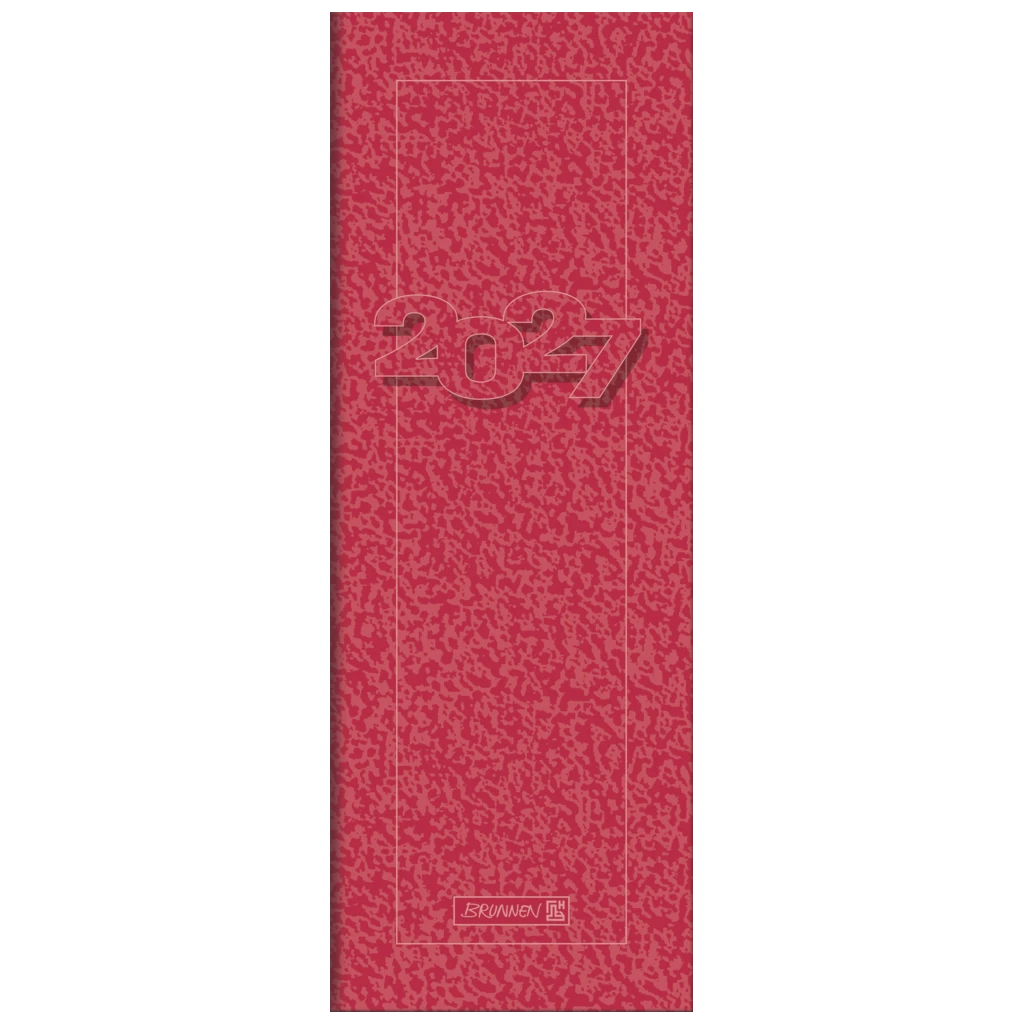 Vormerkbuch Mod. 782 2027 | 108×297 mm, Karton, rot