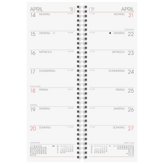 Vormerkbuch Mod. 782 2027 | 108×297 mm, Karton, grün