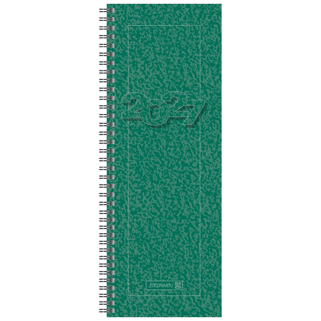 Vormerkbuch Mod. 782 2027 | 108×297 mm, Karton, grün