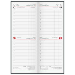 Vormerkbuch Mod. 784 2027 | 108×297 mm, Papier, blau