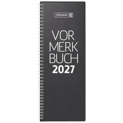 Vormerkbuch Mod. 784 2027 | 108×297 mm, Kunststoff, schwarz
