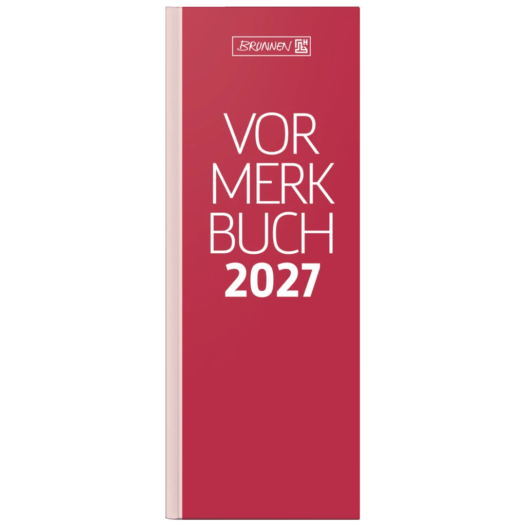 Vormerkbuch Mod. 785 2027 | 10,8×29,7 cm, Papier, rot