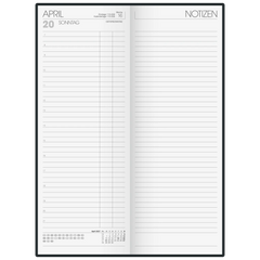 Vormerkbuch Mod. 786 2027 | 11×29,7 cm, Kunststoff, blau