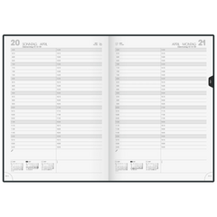 Buchkalender Mod. 787 2027 | A4, Kunststoff, schwarz