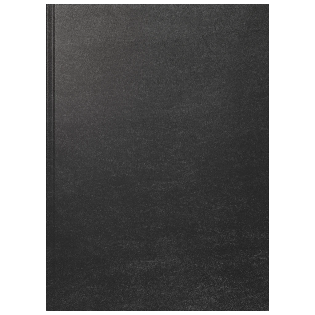 Buchkalender Mod. 787 2027 | A4, Kunstleder, schwarz