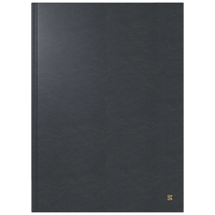 Buchkalender Mod. 787 2027 | A4, Leder, schwarz