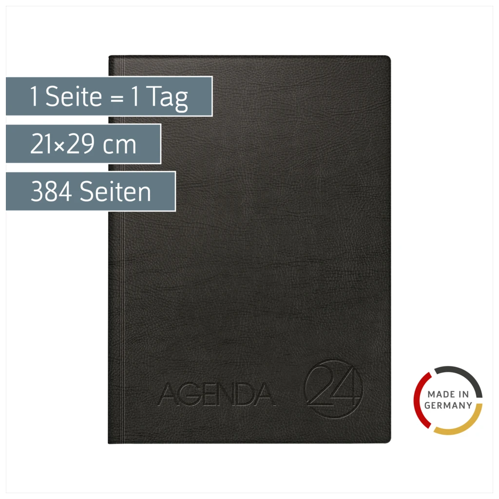 Buchkalender Mod. 788 „Agenda 24“ | A4, Kunststoff