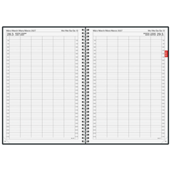Buchkalender Mod. 789 2027 | A4, Kunststoff, grau