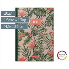 Buchkalender Design Line Mod. 795 2027 „Tropical“ | A5, Papier