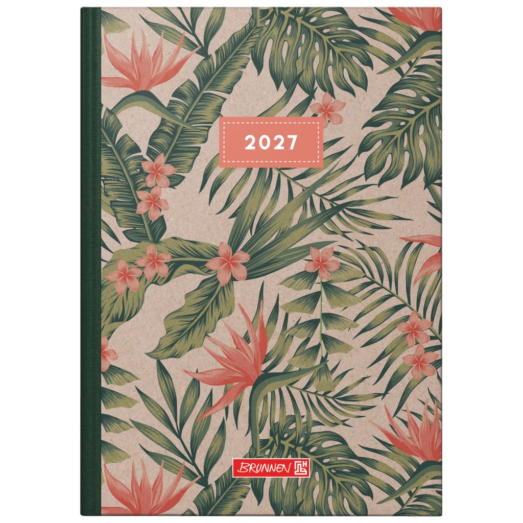 Buchkalender Design Line Mod. 795 2027 „Tropical“ | A5, Papier