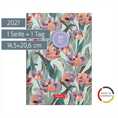 Buchkalender Design Line Mod. 795 2027 „Botanical“ | A5, Papier