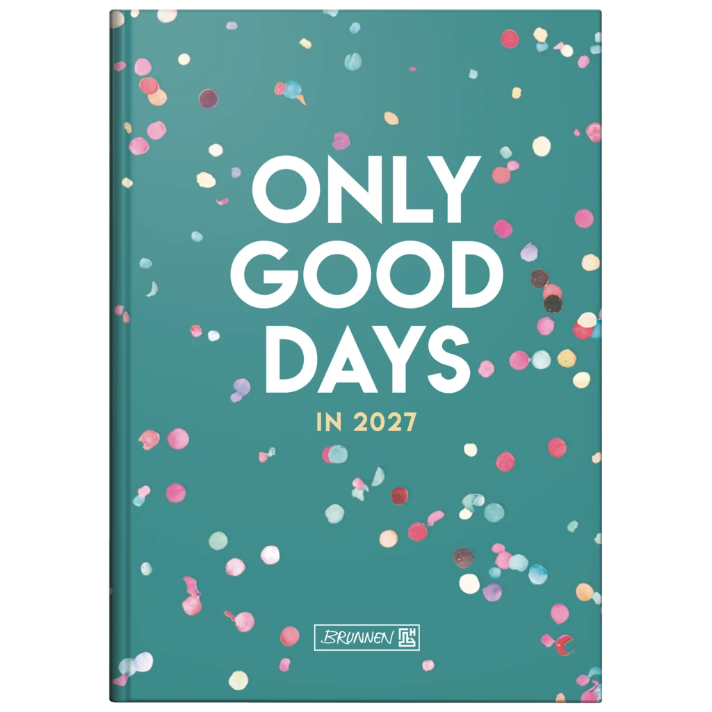 Buchkalender Design Line Mod. 795 2027 „Confetti“ | A5, Papier