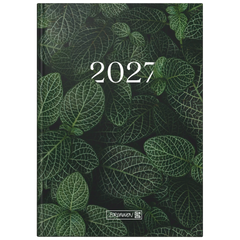 Buchkalender Design Line Mod. 795 2027 „Leaves“ | A5, Papier