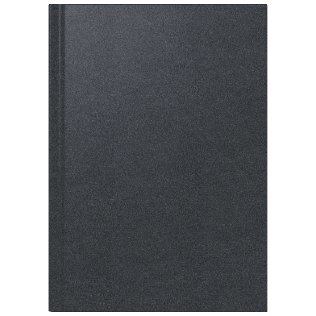 Buchkalender Mod. 795 2027 | A5, Leder, schwarz