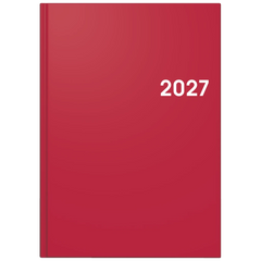 Buchkalender Colour Line Mod. 795 2027 | A5, Kunststoff, rot