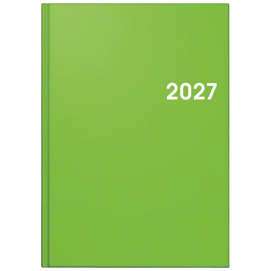 Buchkalender Colour Line Mod. 795 2027 | A5, Kunststoff, hellgrün