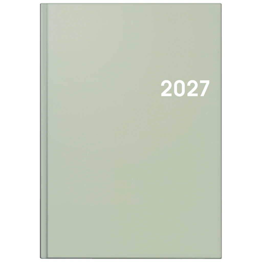 Buchkalender Colour Line Mod. 795 2027 | A5, Kunststoff, salbei