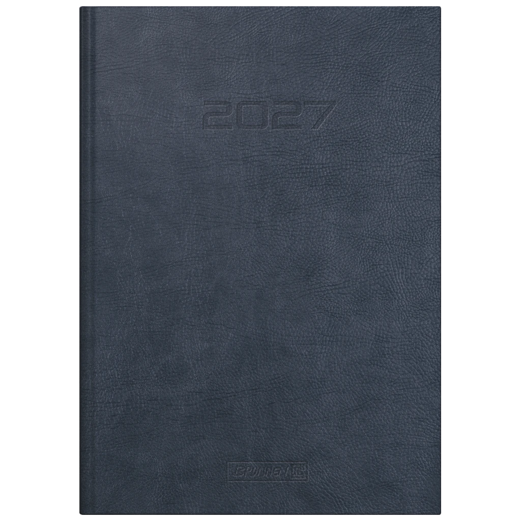 Buchkalender Mod. 795 2027 | A5, Kunstleder, dunkelblau