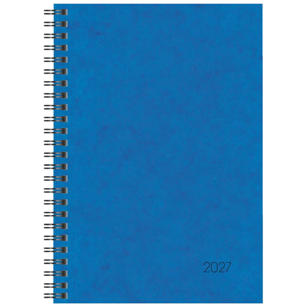 Buchkalender Mod. 796 2027 | A5, Karton, blau