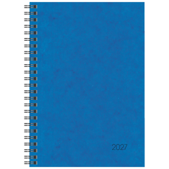 Buchkalender Mod. 796 2027 | A5, Karton, blau