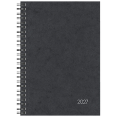Buchkalender Mod. 796 2027 | A5, Karton, schwarz