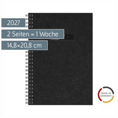 Buchkalender Mod. 796 2027 „Suburb Streets“ | A5, Karton