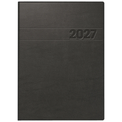 Buchkalender Mod. 796 2027 | A5, Kunststoff, schwarz