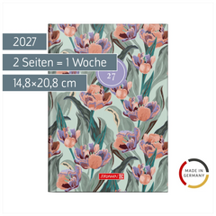 Buchkalender Design Line Mod. 796 2027 „Botanical“ | A5, Papier