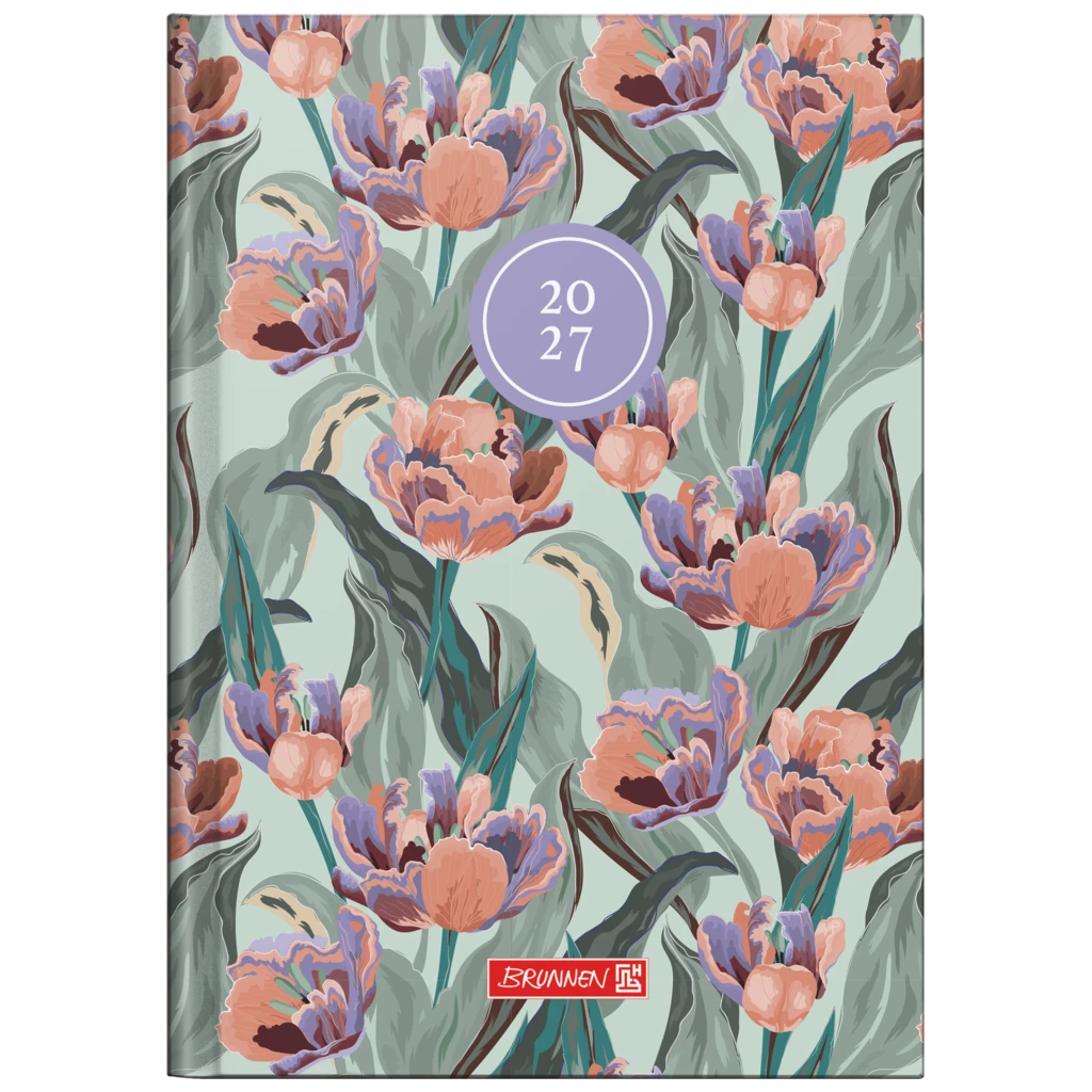 Buchkalender Design Line Mod. 796 2027 „Botanical“ | A5, Papier