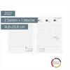 Wochen-Ersatzkalendarium Mod. 796 2027 | 14,8×20,8 cm
