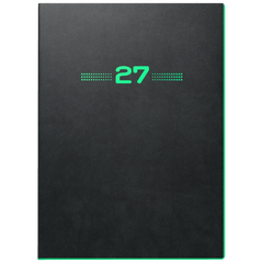 Buchkalender Mod. 796 2027 „Neon“ | A5, Kunststoff