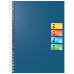 Buchkalender DATAline Mod. 796 40 2027 | A5, Karton, blau