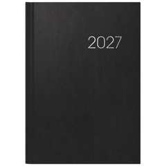 Buchkalender Mod. 796 2027 | A5, Kunststoff, schwarz