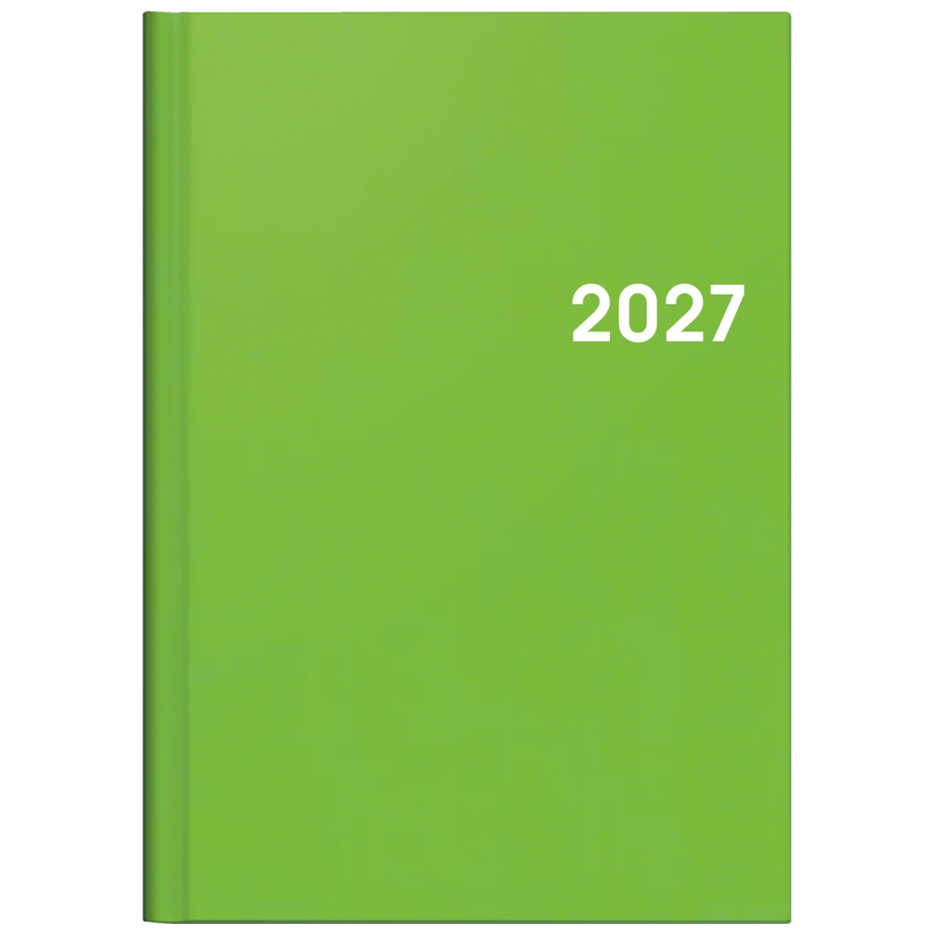 Buchkalender Colour Line Mod. 796 2027 | A5, Kunststoff, grün
