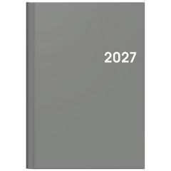 Buchkalender Colour Line Mod. 796 2027 | A5, Kunststoff, grau