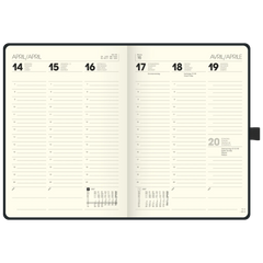 Buchkalender Kompagnon Mod. 796 66 2027 | A5, Kunststoff, schwarz