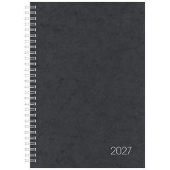 Buchkalender Mod. 797 2027 | 16,8×24 cm, Karton, schwarz
