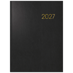 Buchkalender Mod. 797 2027 | 16,8×24 cm, Kunststoff, schwarz