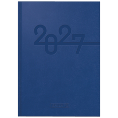Buchkalender Mod. 798 2027 | A5, Kunstleder, blau