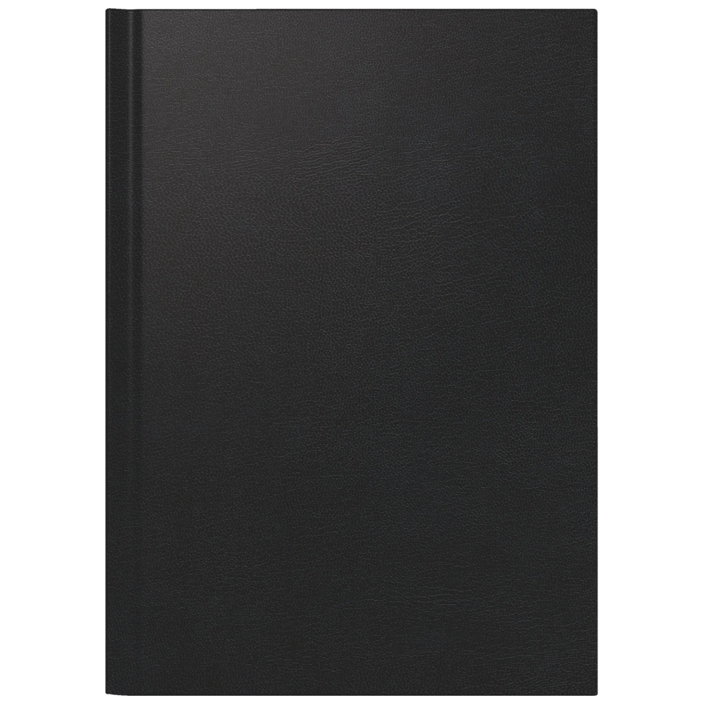 Buchkalender Mod. 798 2027 | A5, Kunststoff, schwarz